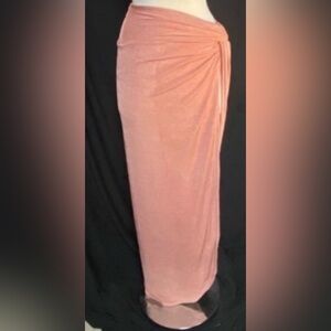 Elegant Pink Maxi Skirt